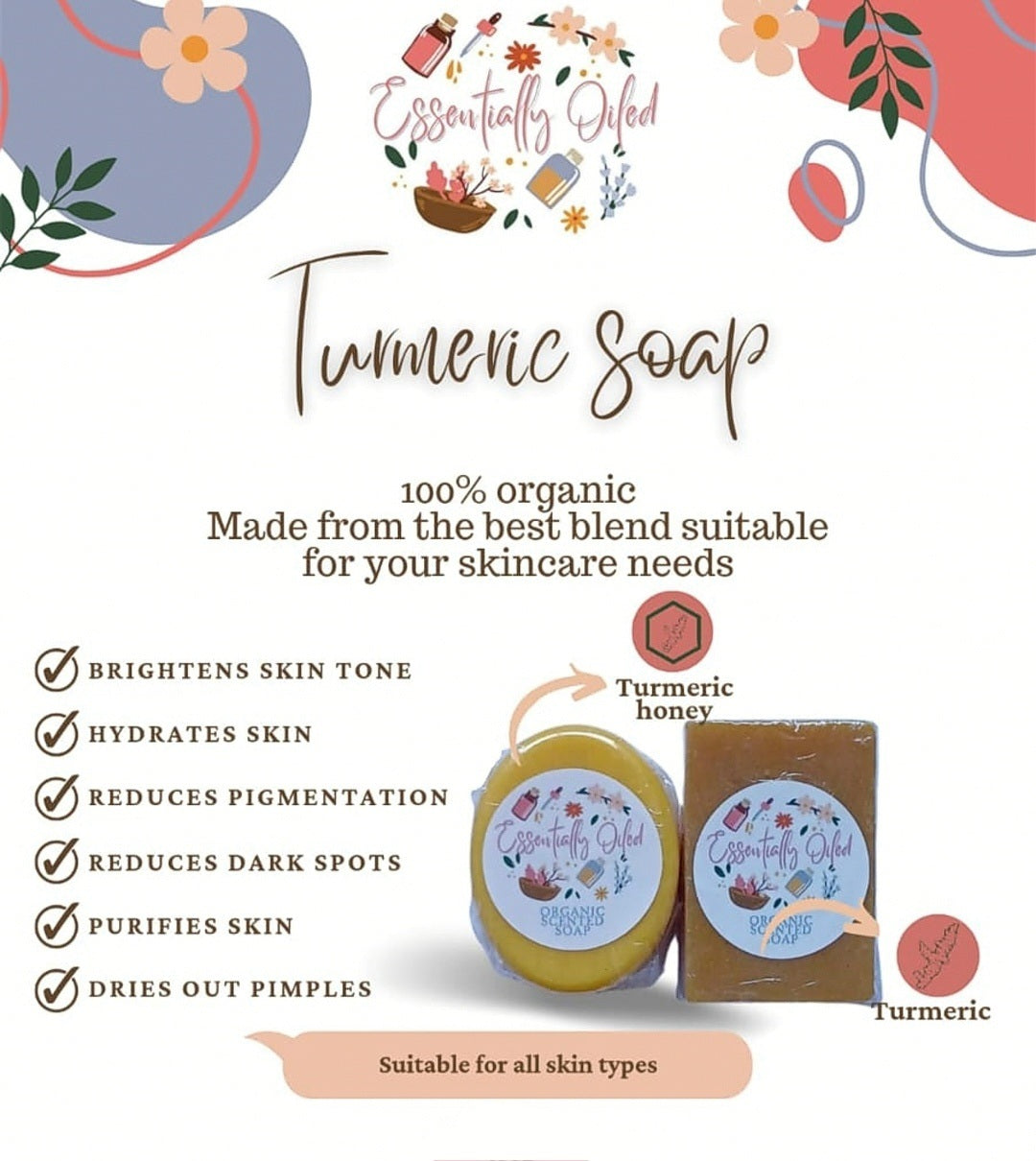 Turmeric Soap 100% Organic