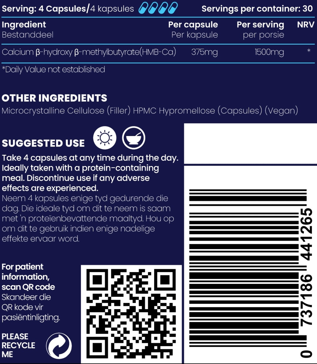 HMB (B-Hydroxy B-Methylbutyrate)